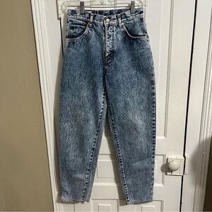 Edwin Vintage Acid Wash Tapered Leg Jeans Size 27 S1
